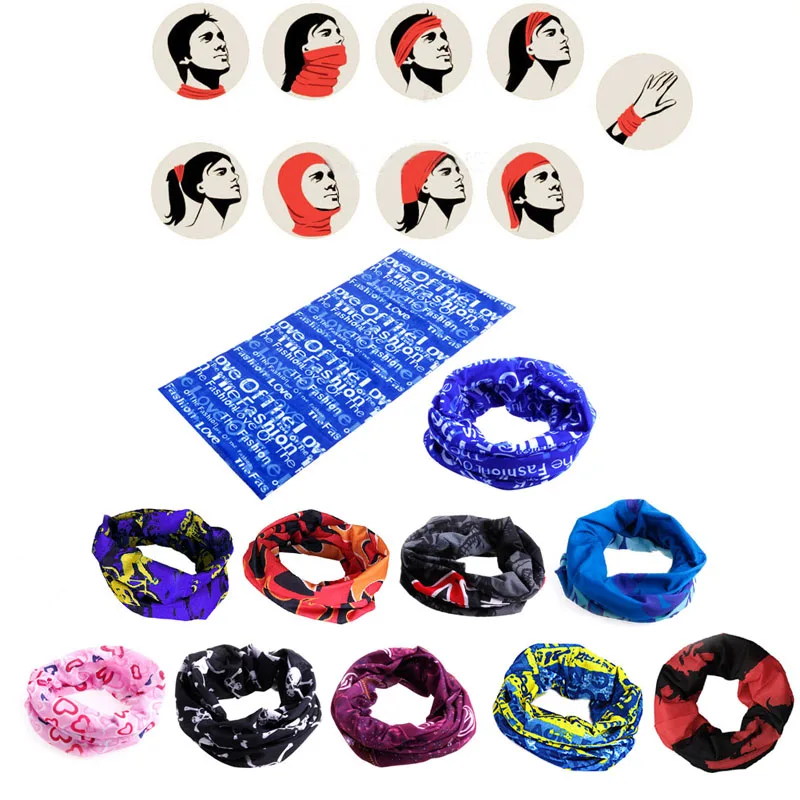 

1PC Outdoor Sport Camping & Hiking Scarves Cycling Bicycle Head Scarf Magic Headband Face Mask Snood Bandana