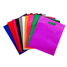 

New design Wholesale cheap eco reusable d-cut nonwoven d cut non-woven bags