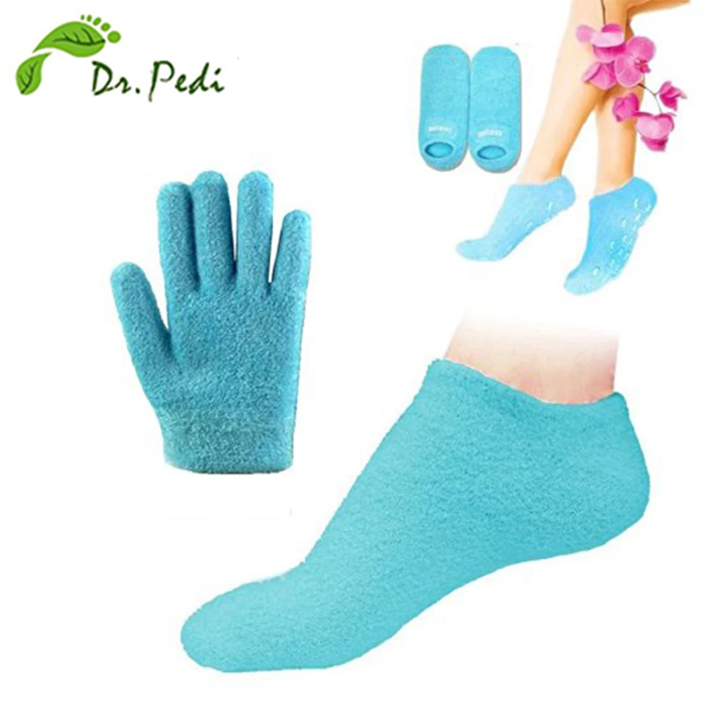 

silicon gel gloves and socks Whiten Skin Moisturizing Treatment spa glove sock Moisturize Soften Skin care best gift for her