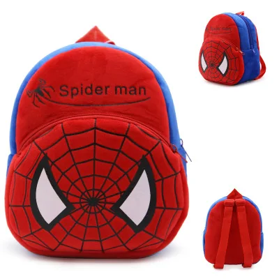 Новые детские милые школьные сумки, Детский плюшевый рюкзак, Мультяшные школьные сумки с человеком-пауком, мини милые сумки для детского сада, мальчиков - Цвет: 5