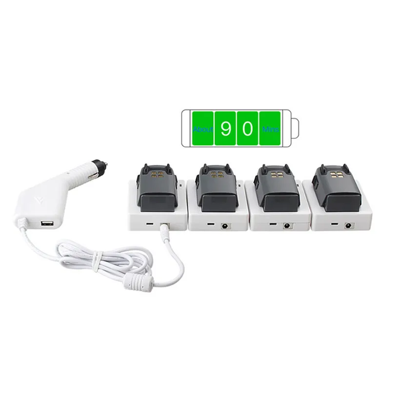 

Battery Car Charger Seat USB Port Charging Mount for DJI Spark Drone Quadcopter drop shipping 1121 free shipping