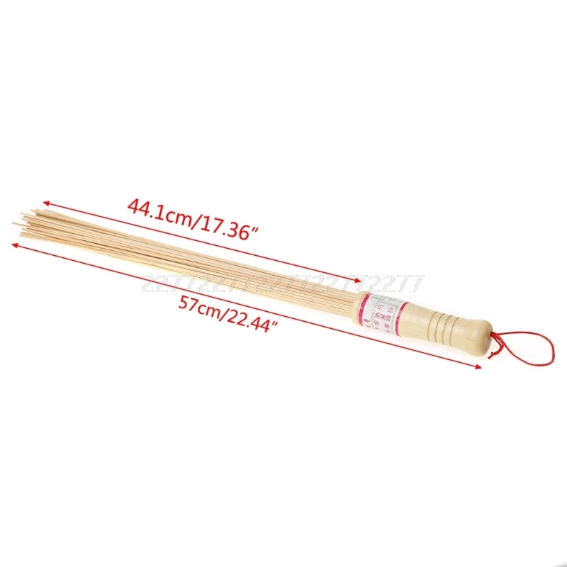 Натуральные Бамбуковые Pat фитнес-палочки высокого качества деревянная ручка массажа тела A01 19 Прямая поставка