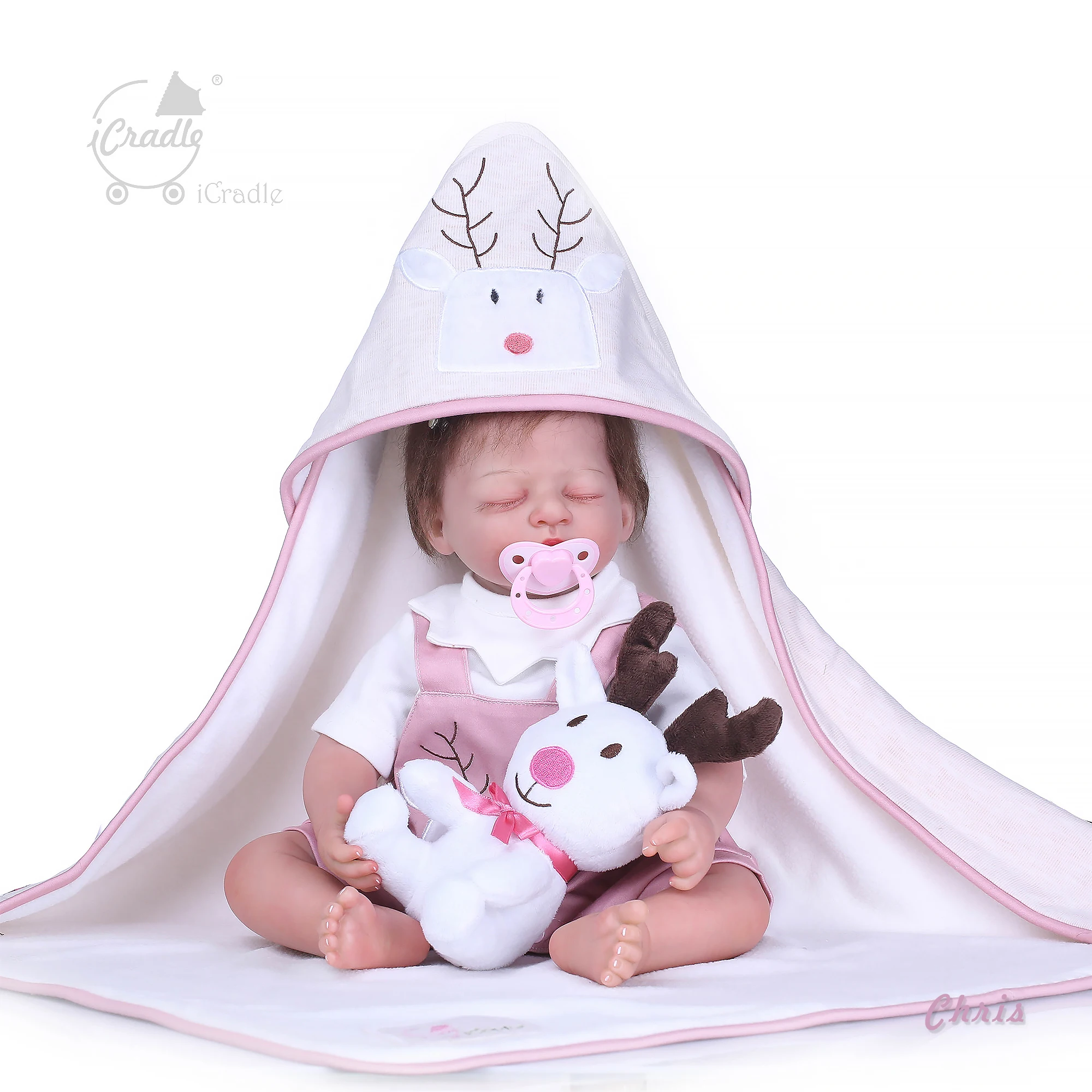 50 см Силиконовая Кукла reborn настоящая кукла Bebe alive игрушки для детей подарок бутик