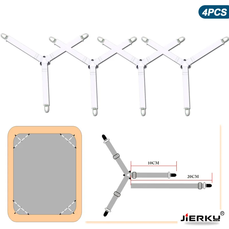 Кровать Подтяжки для женщин диван Брекеты 3 Зажимы sspensorio стол ремешок 4 шт./компл