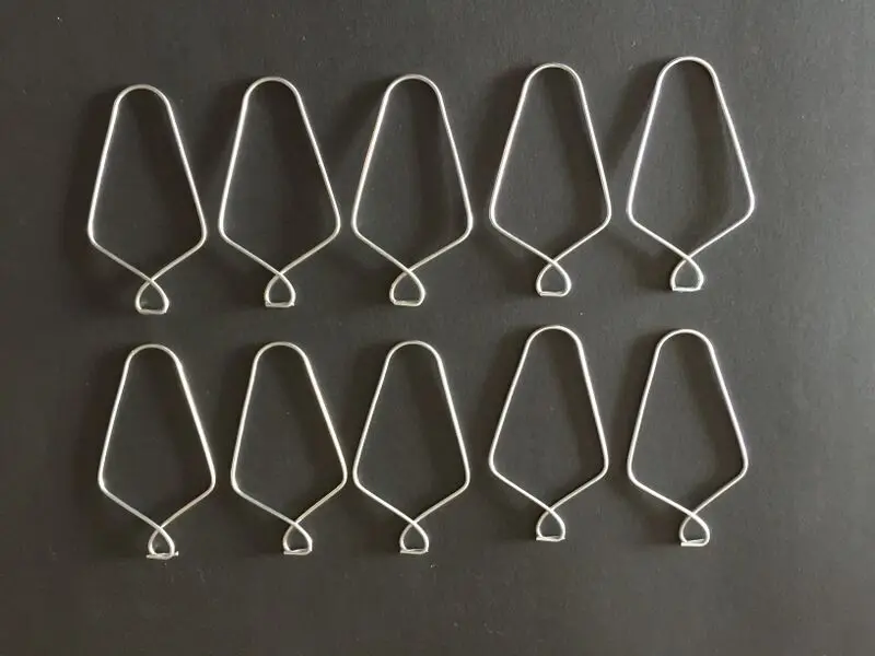 10pcs 3 Wire Clip Hanger Pinch Hooks For Drop And Suspended