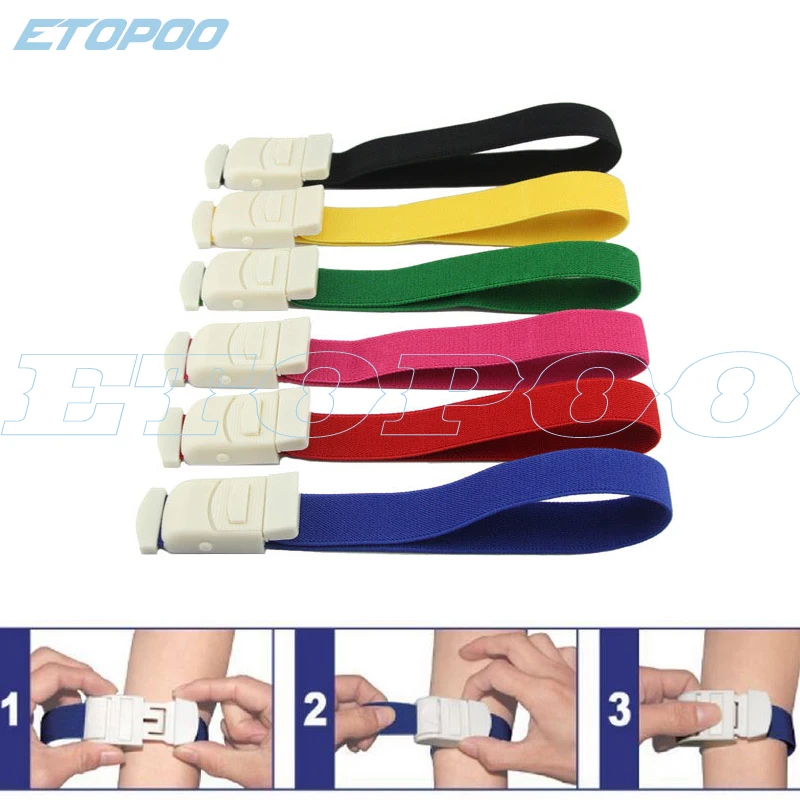 

3pcs/lot Quick Slow Release Medical Paramedic Sport Emergency Tourniquet Buckle Blood Bleeding Strap Patches Hurt Bandage
