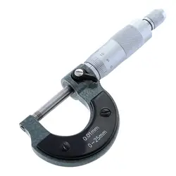 Точные измерения инструмент 0-25 мм 0,01 мм внешний метрический Калибр микрометр Machinist измерения