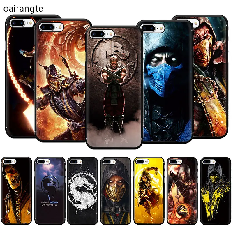 

Scorpion In Mortal Kombat Soft TPU Phone Case for iPhone 11 Pro 5 5s 6 6s 7 8 Plus X XR XS MAX