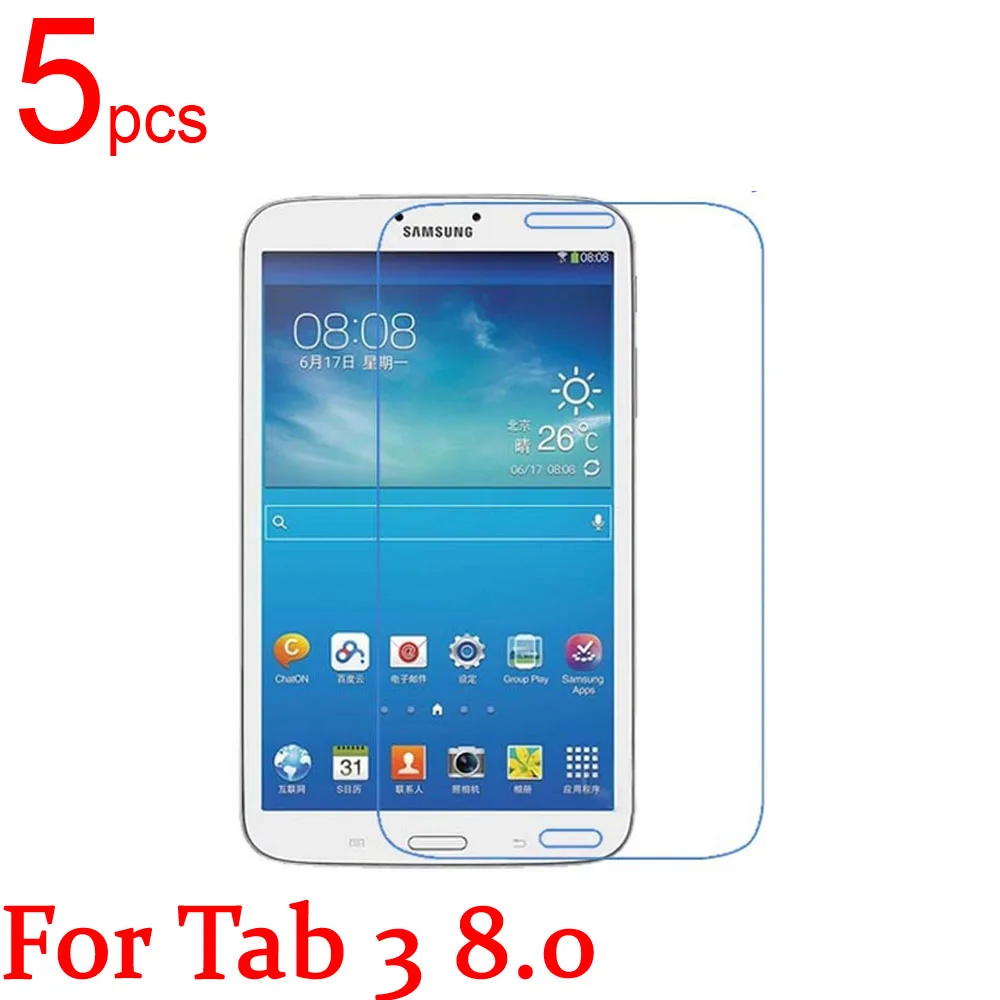 

5pcs Clear/Matte/Nano LCD Tablet Screen Protectors Cover for Samsung TAB 3 4 8.0 T310 T311 T330 T331 T335 Protective Film+Cloth