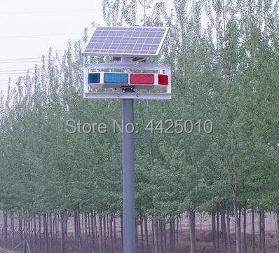 LED traffic signs LED solar safety flashing indicator Intersection LED safety warning light LED R+B