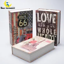 2016 Dictionnaire Livre Coffre-fort pour L’argent et Bijoux Grand Tirelire En Métal Banque Le Code Secret Coffre-fort