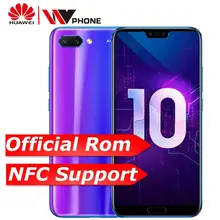 huawe Honor 10 honor10 19:9 Full Screen 5.84 inch AI Camera 24.0MP Mobile Phone Octa Core Fingerprint ID NFC android 8.1(China)