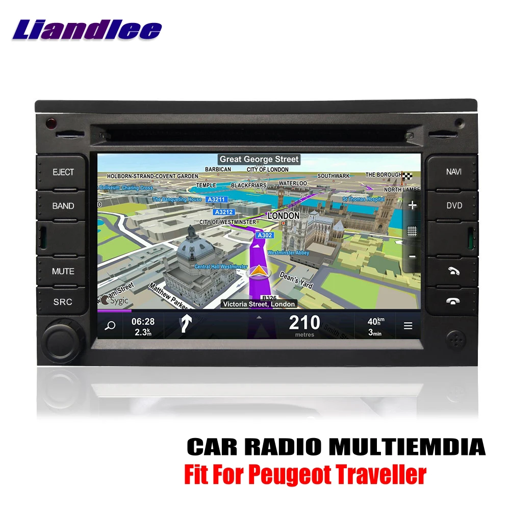 Cheap Liandlee Android Car For Peugeot Traveller 2007~2015 Radio CD DVD Player GPS Navi Nav Navigation Maps Camera OBD TV HD Screen 1