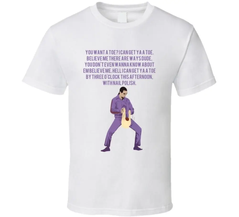 

The Big Lebowski Jesus Quintana You Want A Toe Quote T Shirt Cool Casual pride t shirt men Unisex Fashion tshirt free shipping