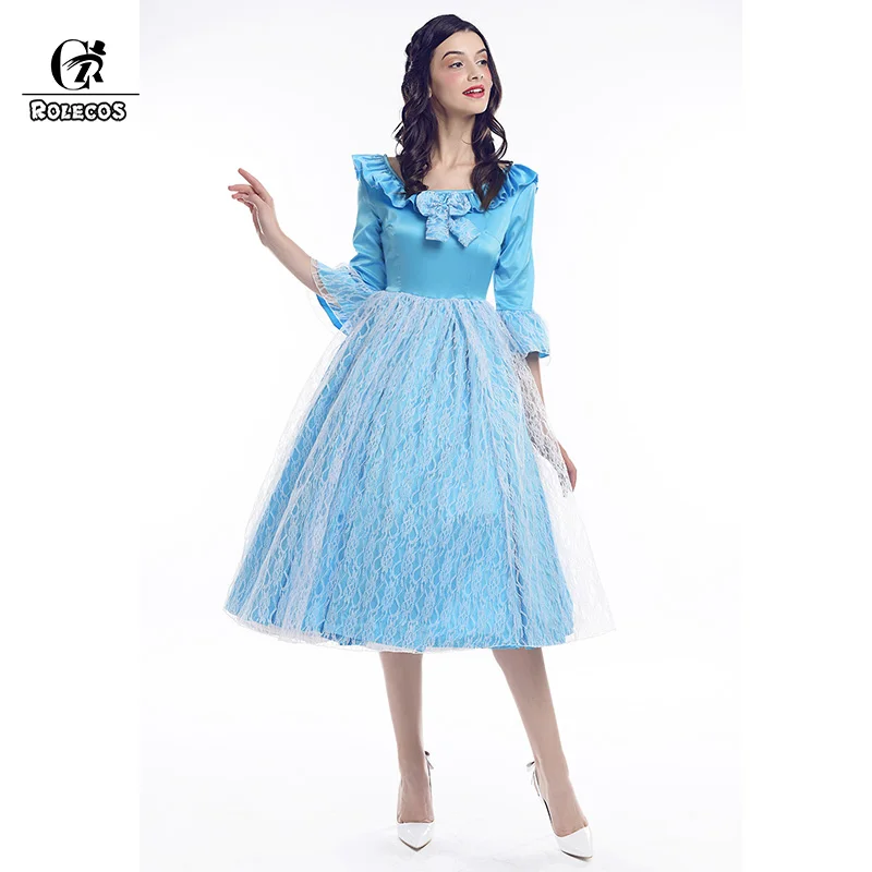 

ROLECOS Lace Princess Dress Victorian Lolita Costume Women Sweet Lolita Dress Tea Party Gothic Vintage Costume With Petticoat