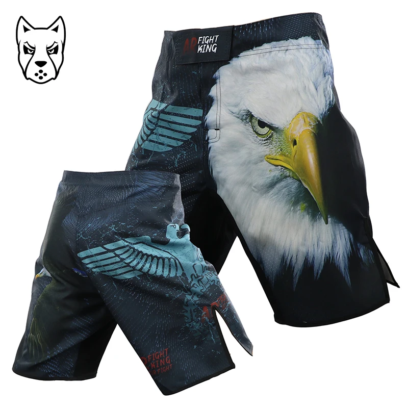 

Mens Kickboxing MMa Muay Thai Shorts Kids Boys Kick Boxing Training Fight Grappling Trunks Children Fitness Gym Adult Sportswear