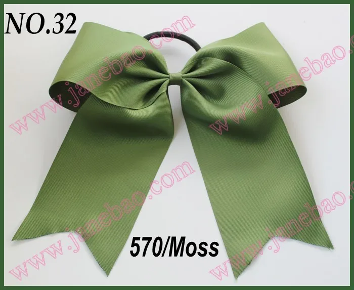 

free shipping fashion 120pcs fashion 8'' cheerleading hair bows ponyholder cheer hair clips for girl cheerleader bows