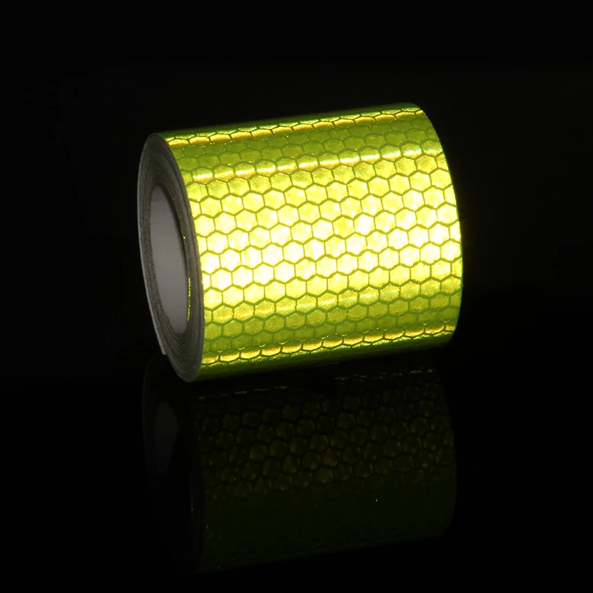 

3M Bicycle Reflector Sticker Bike Bicycle Sticker Cycling Wheel Rim Reflective Stickers Decal Red White Yellow Fluorescent color