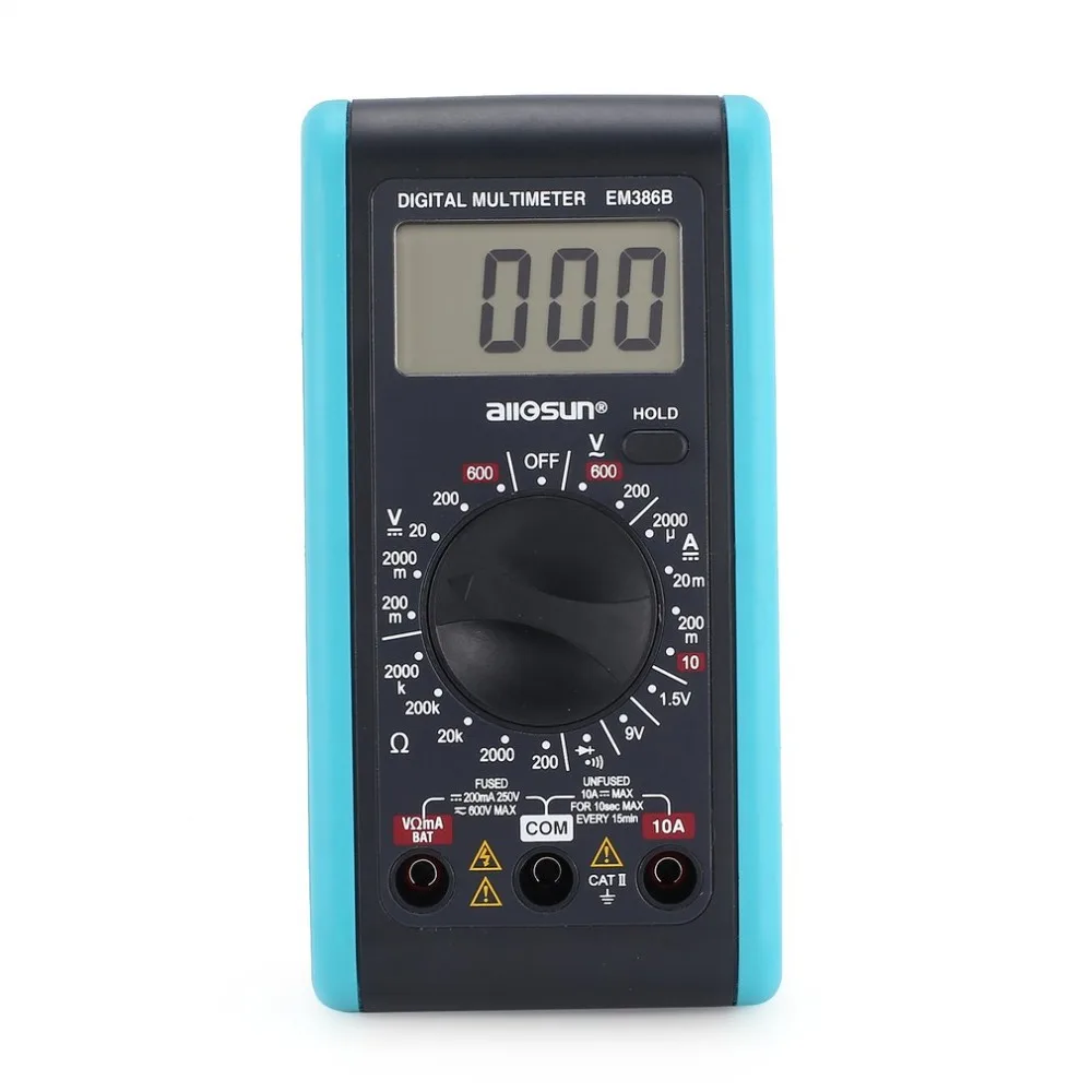 Цифровой мультиметр DC/AC напряжение измеритель тока ручной Амперметр мультиметр Емкость тестер 1999 отсчетов Multitester