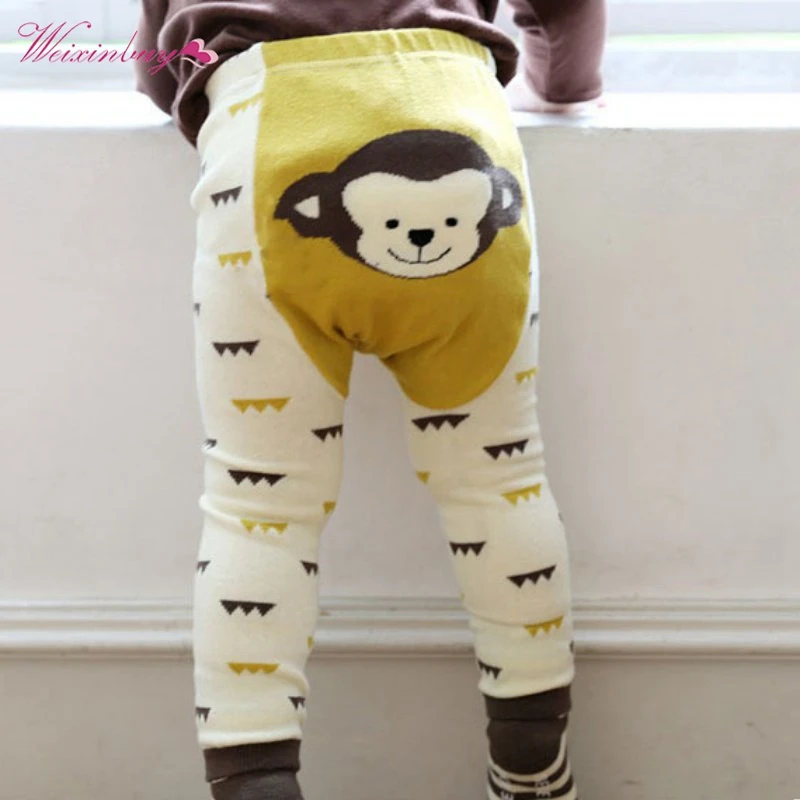 

Toddler Bottoms Set Boy Girls Baby Cartoon Print Legging Warm PP Pants
