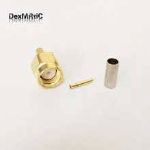 100 шт. коаксиальный РЧ-разъем кабель SMA для RG316 RG174 прямой тип кабельных коннекторов Новинка