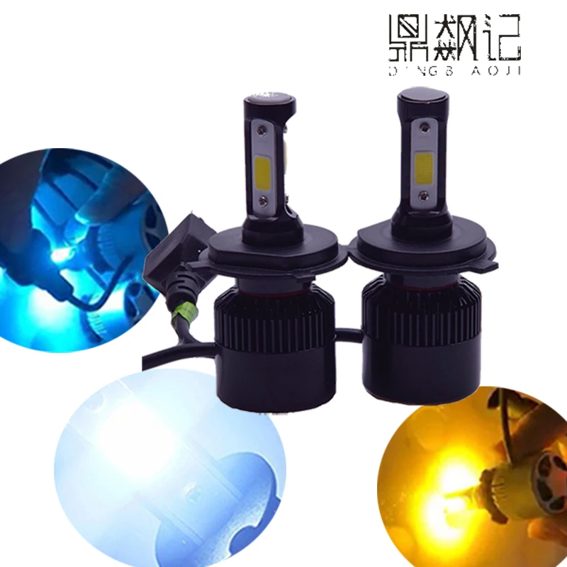 2X 9005 9006 H11 H4 H7 H3 H8 Led H1 фар автомобиля S1 N1 72W фары для 8000LM 6000 К 3000 8000 к автомобильной