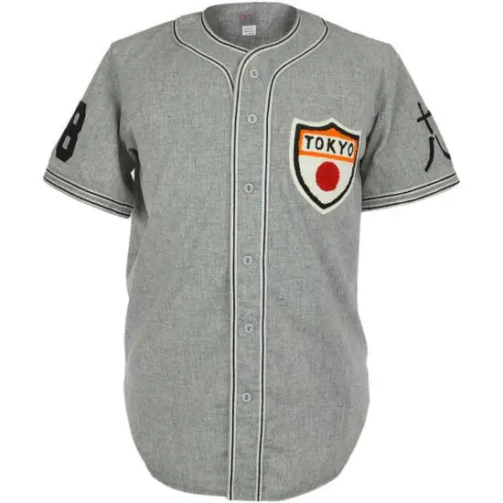 Tokyo Kyojin Giants 1936 Road Jersey Double Stiched Baseball Jersey