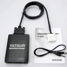 Yatour аудиомагнитолы автомобильные для Mazda 2 3 6 RX8 CX7 MPV дань цифровой музыкальный чейнджер MP3 USB SD AUX Стерео адаптер Ytm06