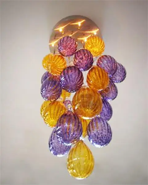 

Led Source 100% Hand Blown Borosilicate Glass Dale Chihuly Murano Art Crystal Chandeliers Venetian Style Chandelier