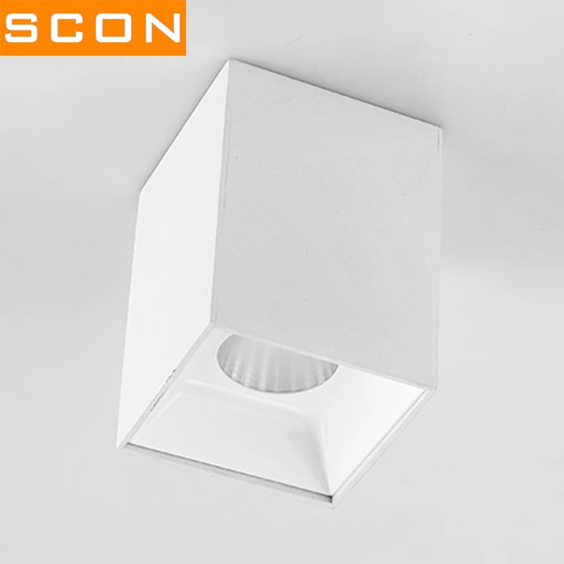 

SCON 7W LED Ceiling Spotlights 220V CREE Free Open 4000k Nature Light 560Lm Ra>85 wall washing indoor lamp