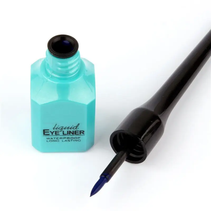Синий фиолетовый Водонепроницаемый жидкая подводка для глаз стойкая жидкая подводка для глаз карандаш