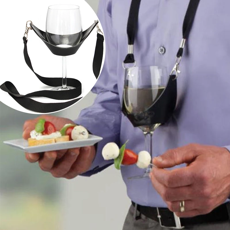 

Wine Yoke Lanyard Glass Holder Support Straps No1 MUM for Mothers Day Present