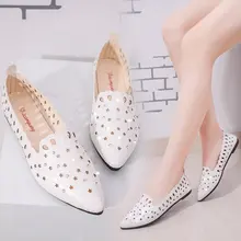 Г., новые летние туфли-бини с открытым носком и перфорацией; женские повседневные универсальные туфли на плоской подошве для беременных