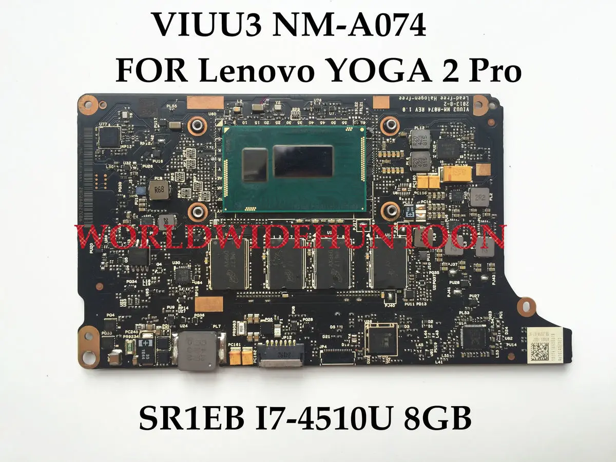 Материнская плата VIUU3 для Lenovo YOGA 2 Pro высокое качество материнская ноутбука SR1EB DDR3L