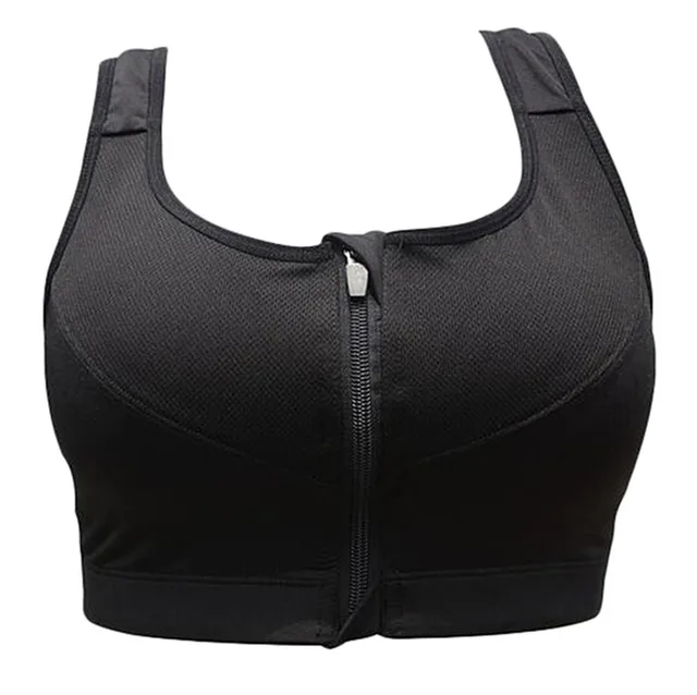 Fashion women's Front zipper bras full cup padded Brassiere Breathable