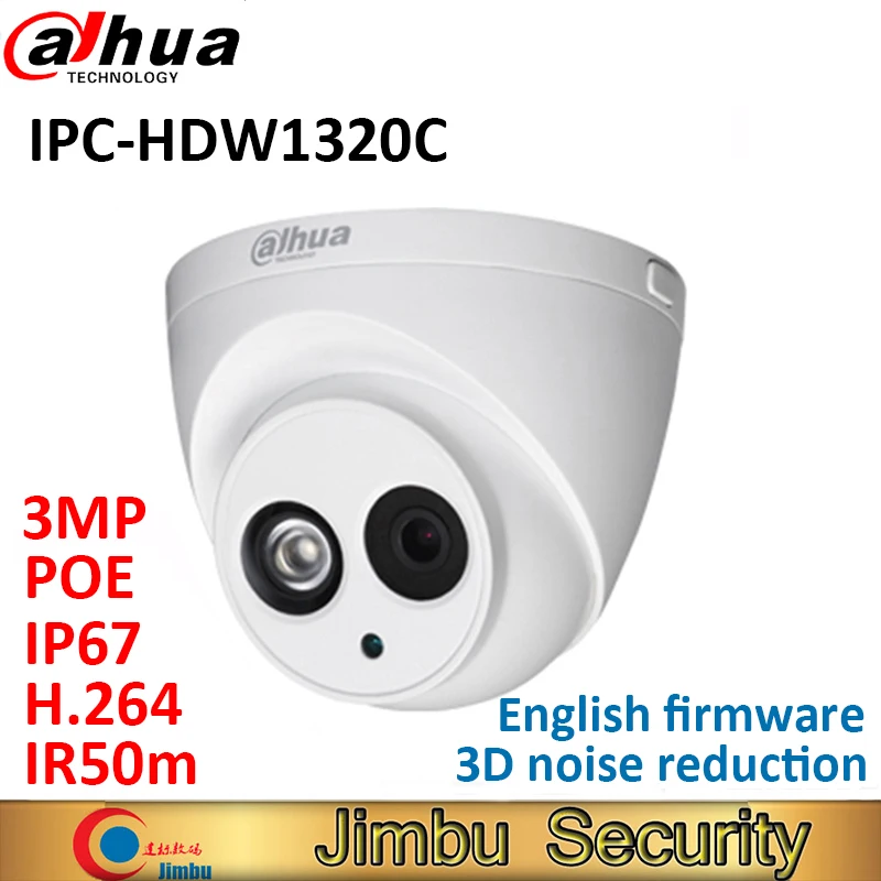 

Hot selling Dahua IP Camera 3MP IPC-HDW1325C H.264 IP67 CCTV Camera IR 30M Surveillance Network Dome Camera ONVIF
