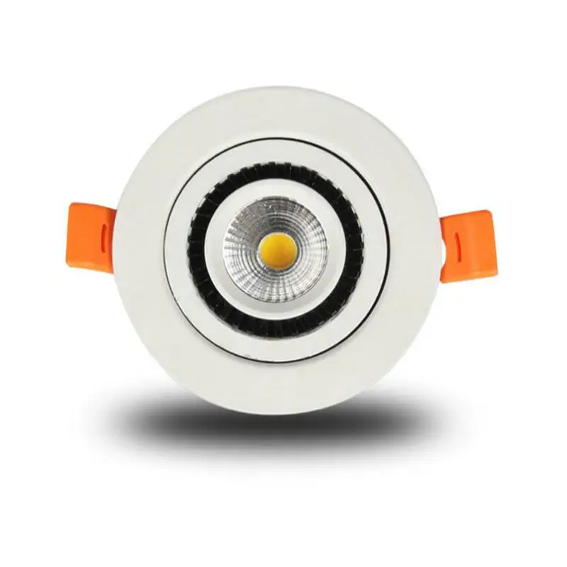 

5W 7W 12W 15W COB LED Downlights Surface Mounted Downlight LED Lighting Angle-adjustable+ AC110/220V 230V 240V Driver