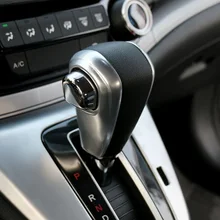 Для Honda CRV CR-V 2012 2013 ABS Матовый чехол для автомобиля с рычагом переключения передач Накладка аксессуары 2 шт