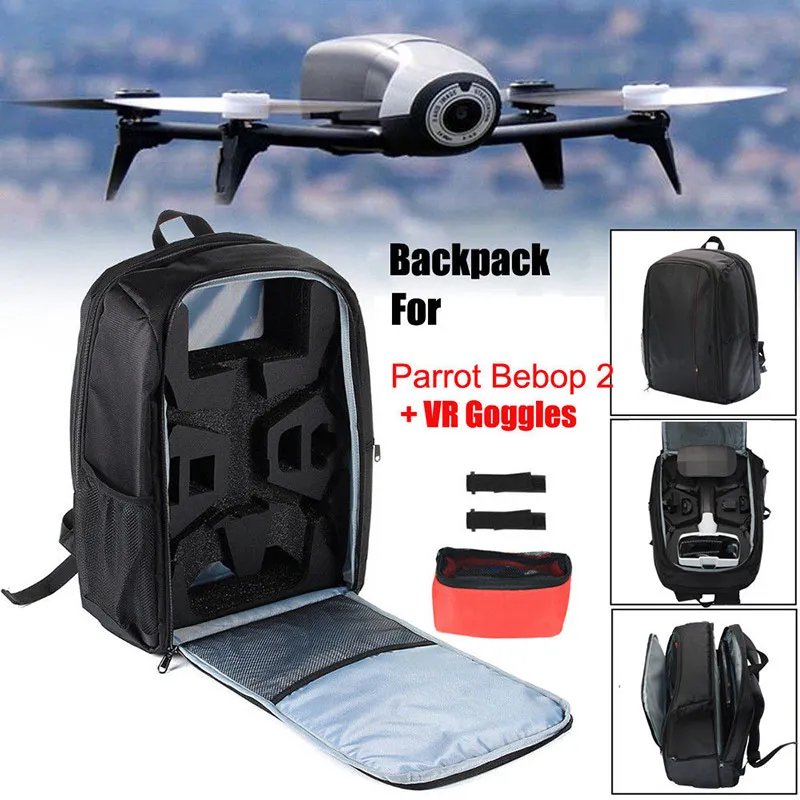 

Storage Bag Backpack Zipper Portable Outdoor Travel Compatible Parrot Bebop 2 RC Drone FPV WXV Sale