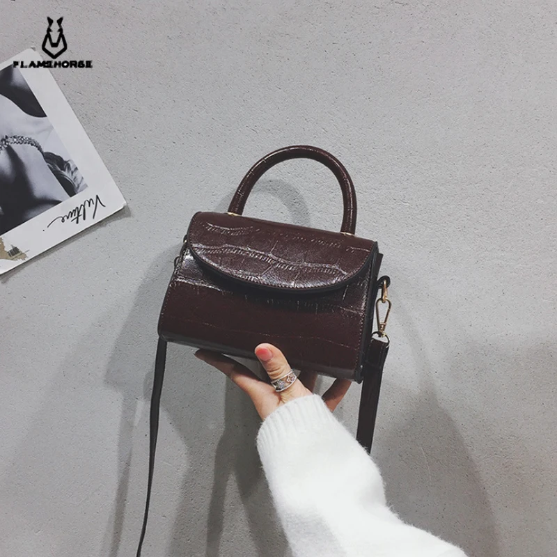 

Crocodile Pattern Crossbody Bags for Women Alligator Small Luxury Handbags Women Bags Designer Flap Shoulder Ladies Hand Bags