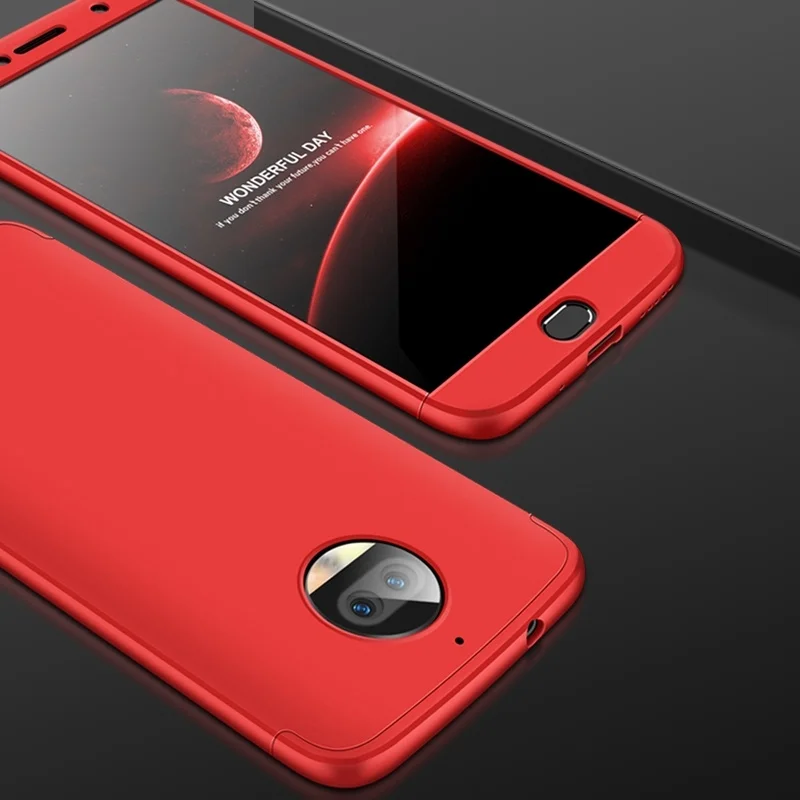 JUPOW Прочный чехол для moto Рола G5s plus 360 градусов Полная защита жесткого PC Fundas Coque