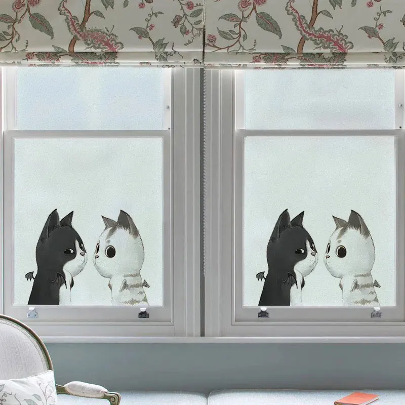 Custom size Window Film Poster Static Cling frosted Glass Stickers home decor bathroom kitchen office Pet store kids room cats Custom size Window Film Poster Static Cling frosted Glass Stickers home decor bathroom kitchen office Pet store kids room cats