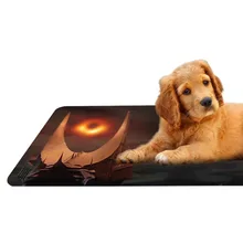 Черный узор с дырками, домашний ковер, домашний вход, спальня, кухня, ванная комната, полиэстер, нескользящий коврик 40X60 см