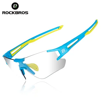 

ROCKBROS Photochromic Cycling Glasses Oculos Ciclismo Bike Bicycle Glasses Sports Sunglasses MTB Road Cycling Eyewear Protection