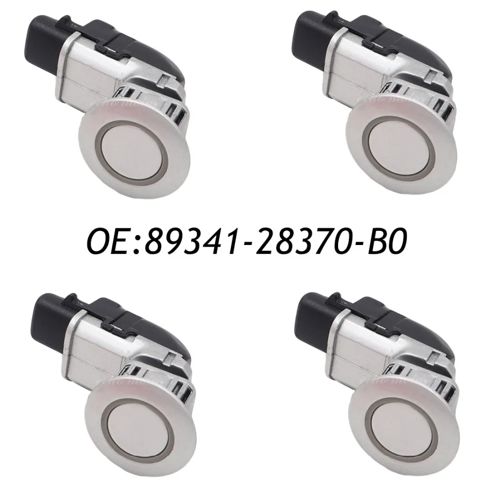 

New 4PCS 89341-28370-B0 89341-28370 PDC Parking Sensor Bumper Object Reverse Assist Radar For Toyota