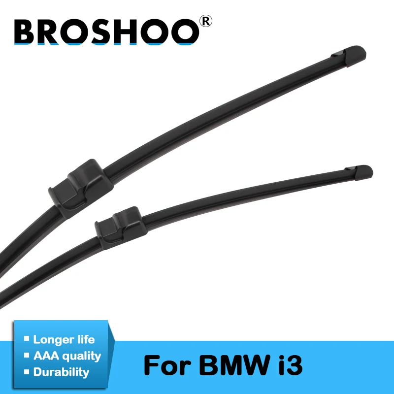 BROSHOO Car Windshield Wiper Blade Natural Rubber For BMW i3 Fit Side