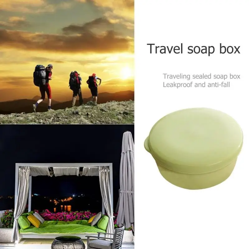 Круглое мыло коробка для ванной кухонные инструменты мыльница держатель чехол для путешествий аксессуары для макияжа душистые мыла