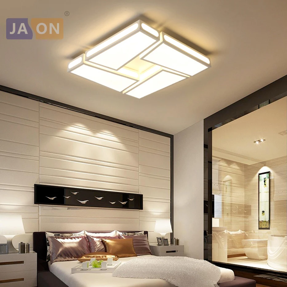 

LED Modern Iron Acryl 8cm Square White Black LED Lamp.LED Light.Ceiling Lights.LED Ceiling Light. Ceiling Lamp For Bedroom