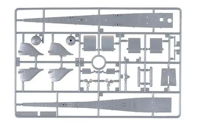 1/144 Второй мировой войны немецкий военный корабль U Подводная лодка U-2518 электрические подъемы и падения пластиковые сборные модели корабля