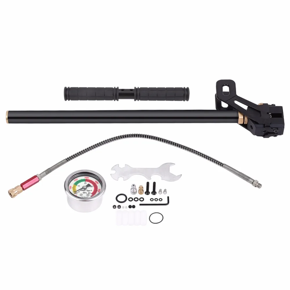 

4500psi High Pressure Tungsten Steel 3 Stage Hand Pump for PCP Air Gun Boat Tire Ball